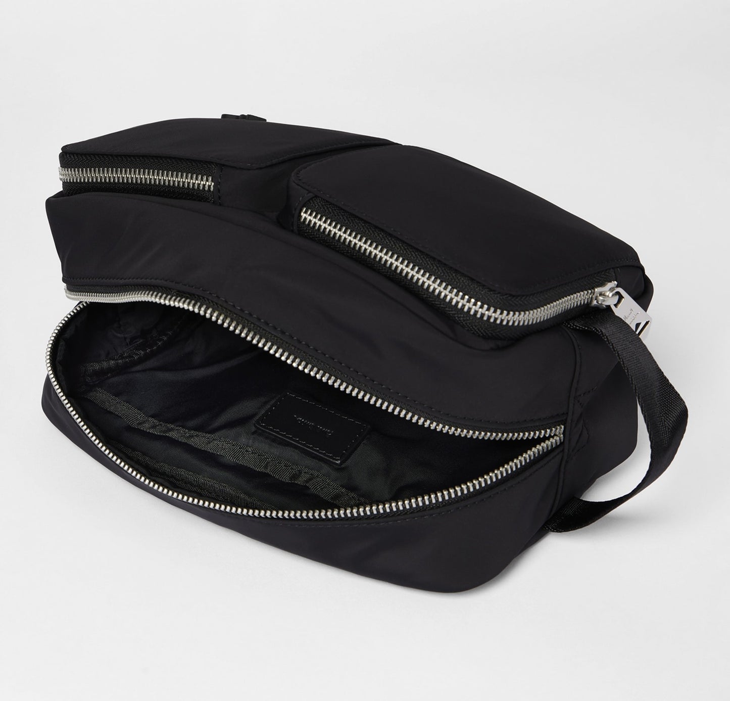 PAUL SMITH PS ZEBRA BADGE RECYCLED POLYESTER WASH BAG IN BLACK RRP £145 BNWT