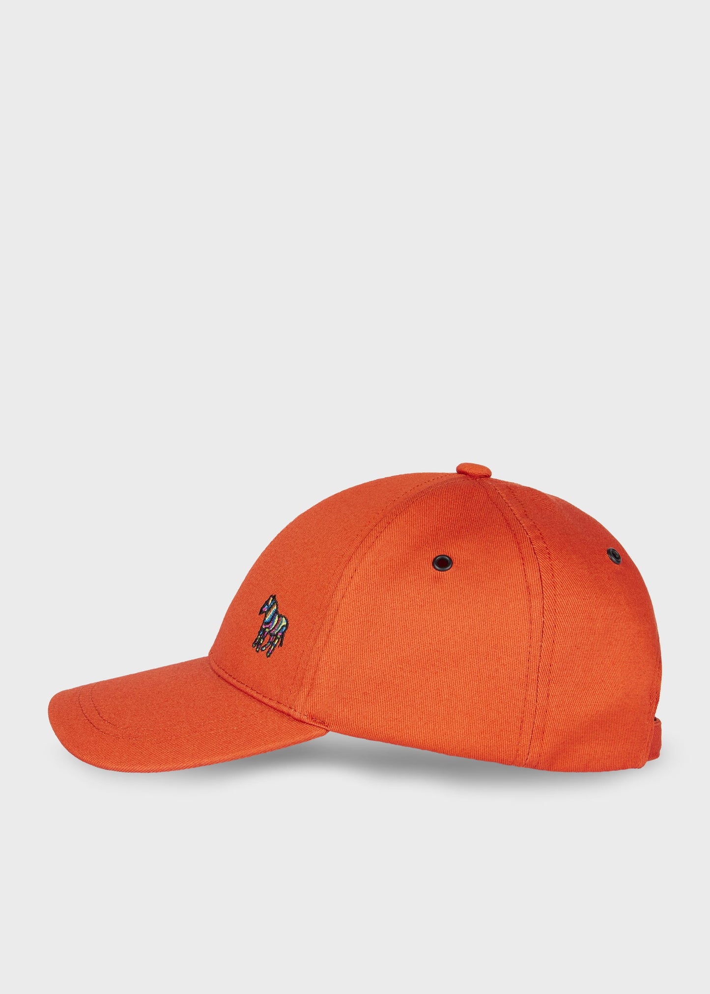 PAUL SMITH PS ZEBRA LOGO COTTON BASEBALL CAP ORANGE ONE SIZE RRP £55 BNWT