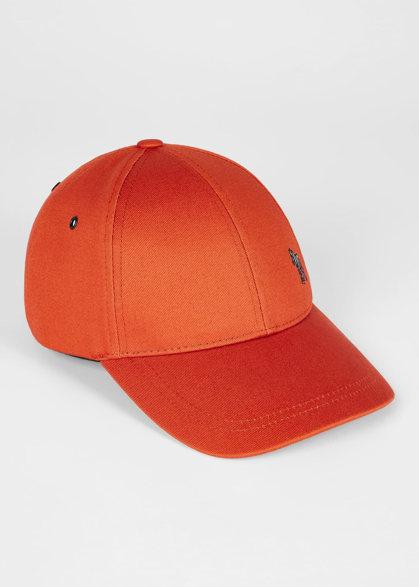 PAUL SMITH PS ZEBRA LOGO COTTON BASEBALL CAP ORANGE ONE SIZE RRP £55 BNWT