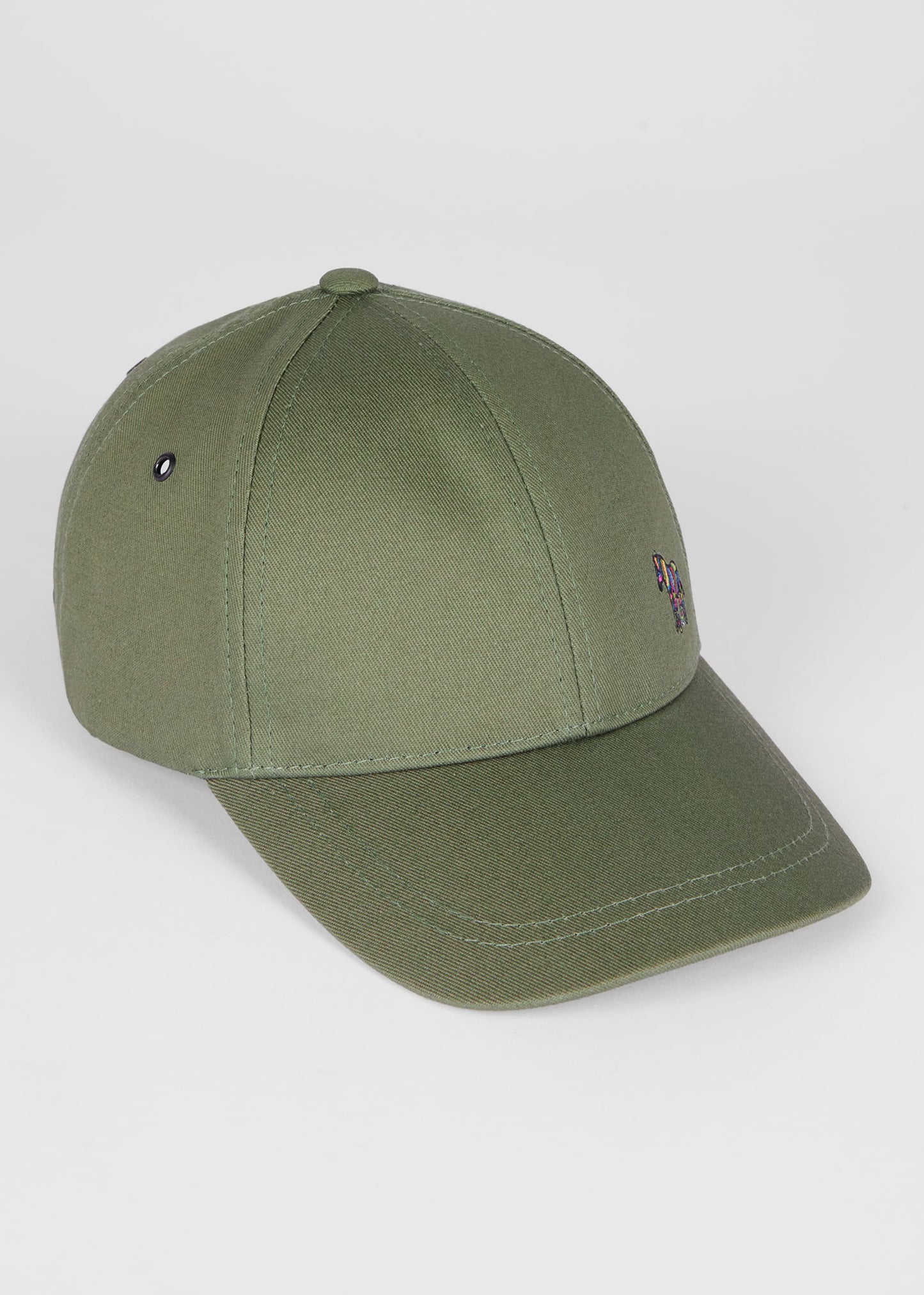 PAUL SMITH PS ZEBRA LOGO COTTON BASEBALL CAP GREEN RRP £55 BNWT