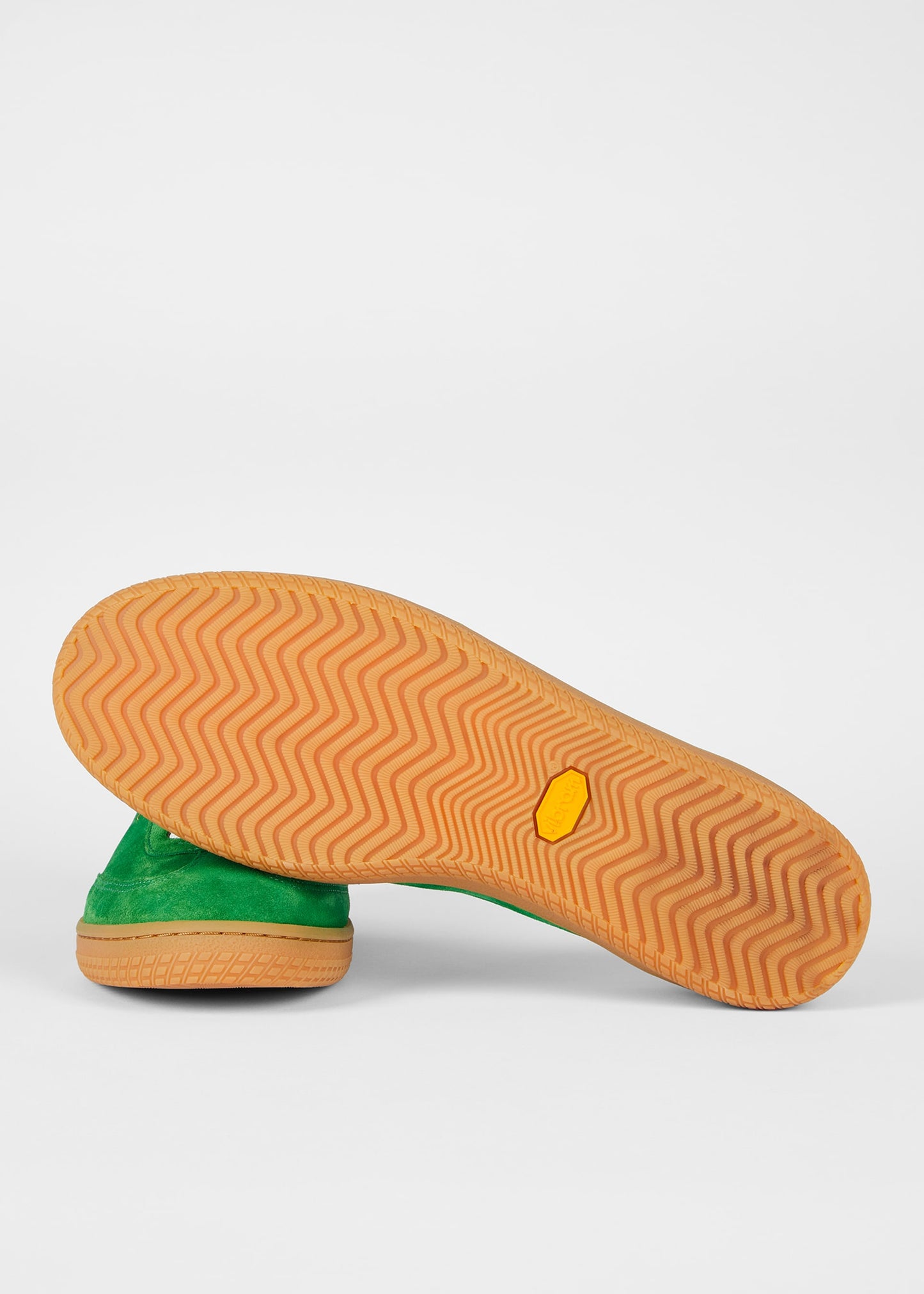 PAUL SMITH COMO SUEDE LEATHER TRAINERS GREEN UK 9 RRP £325 BNIB