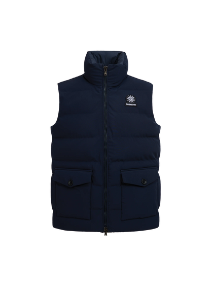 SANDBANKS EXPLORER PUFFA GILET DARK NAVY BLUE 2XL RRP £345 BNWT