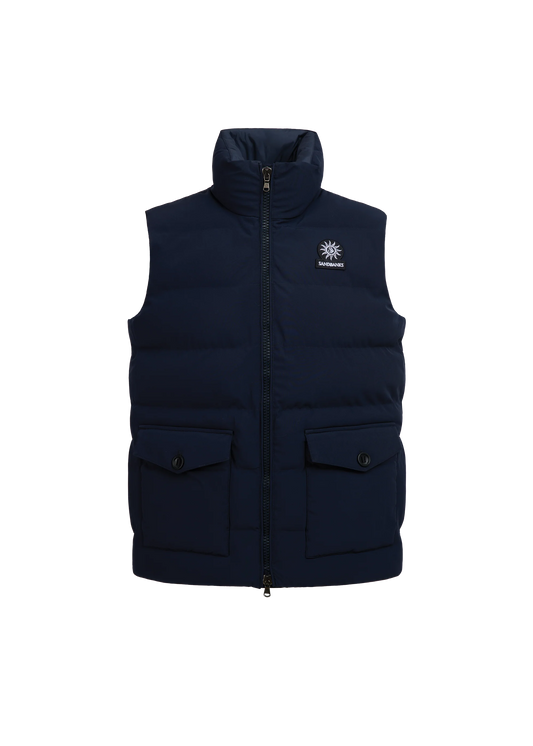 SANDBANKS EXPLORER PUFFA GILET DARK NAVY BLUE 2XL RRP £345 BNWT