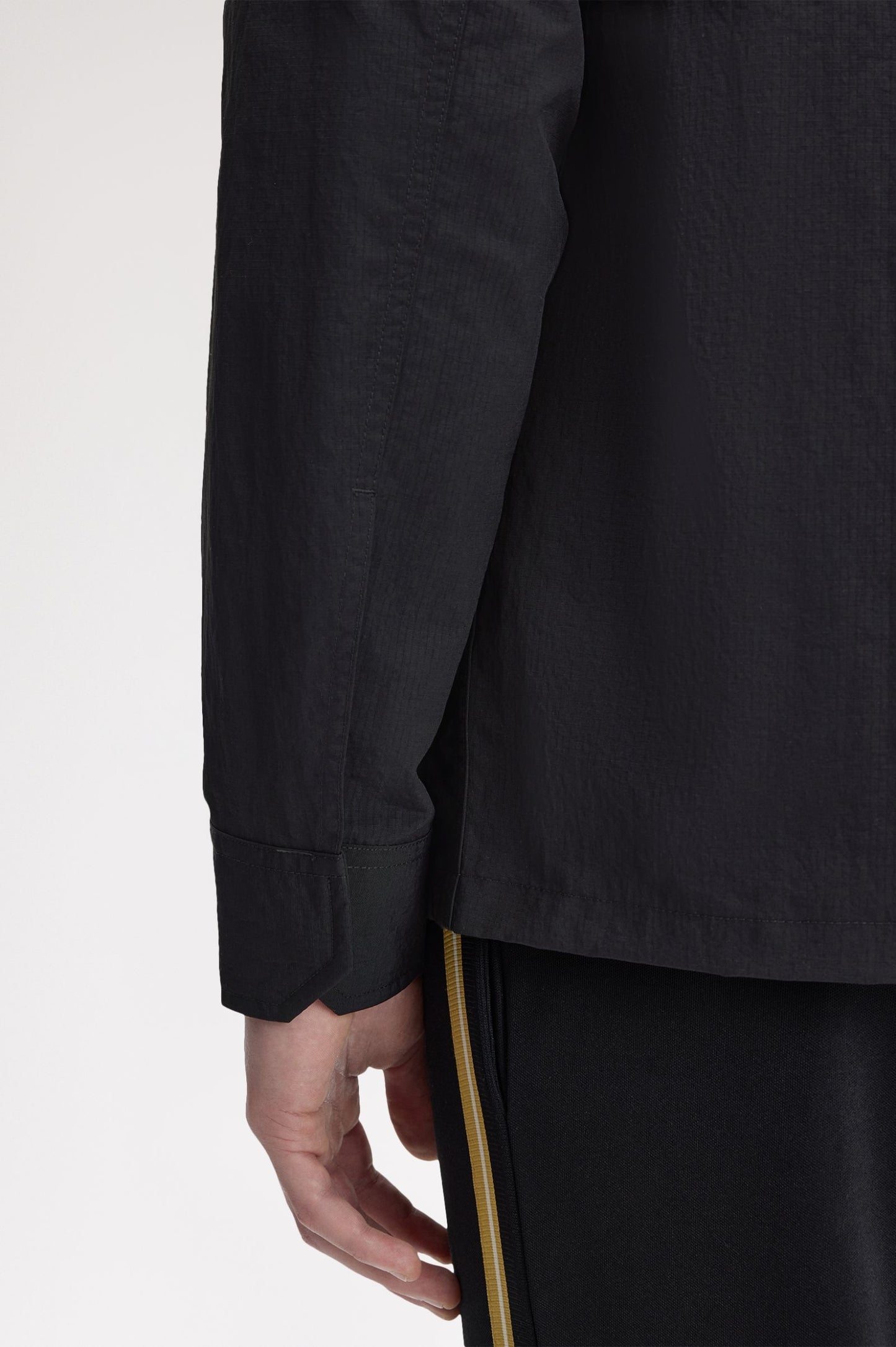 FRED PERRY RIPSTOP POCKET POLYAMIDE OVERSHIRT JACKET BLACK XL RRP £150 BNWT