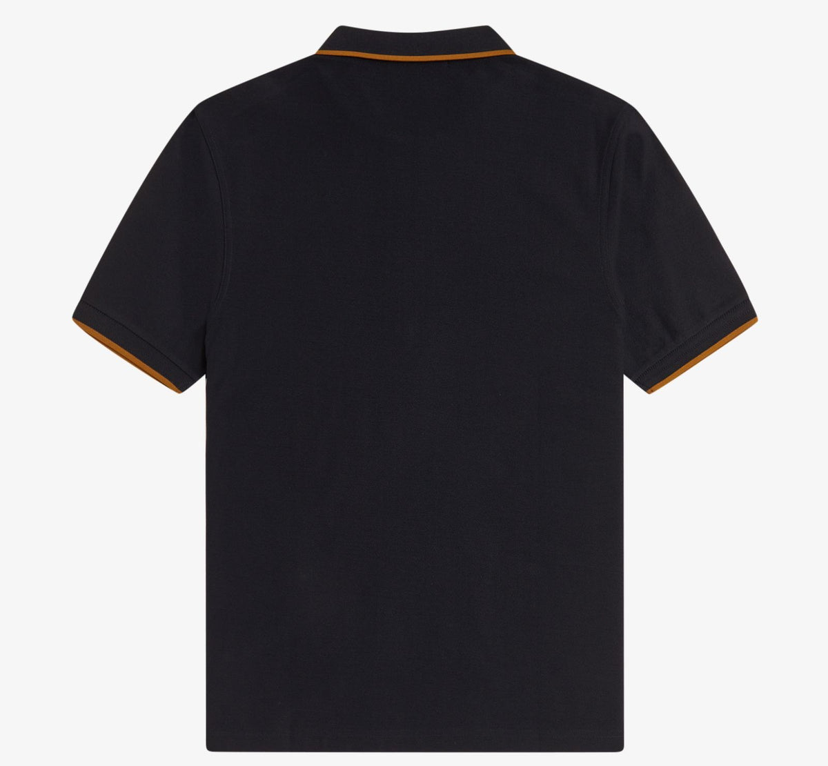 FRED PERRY ZIP NECK CREPE PIQUE COTTON POLO SHIRT BLACK 2XL RRP £90 BNWT