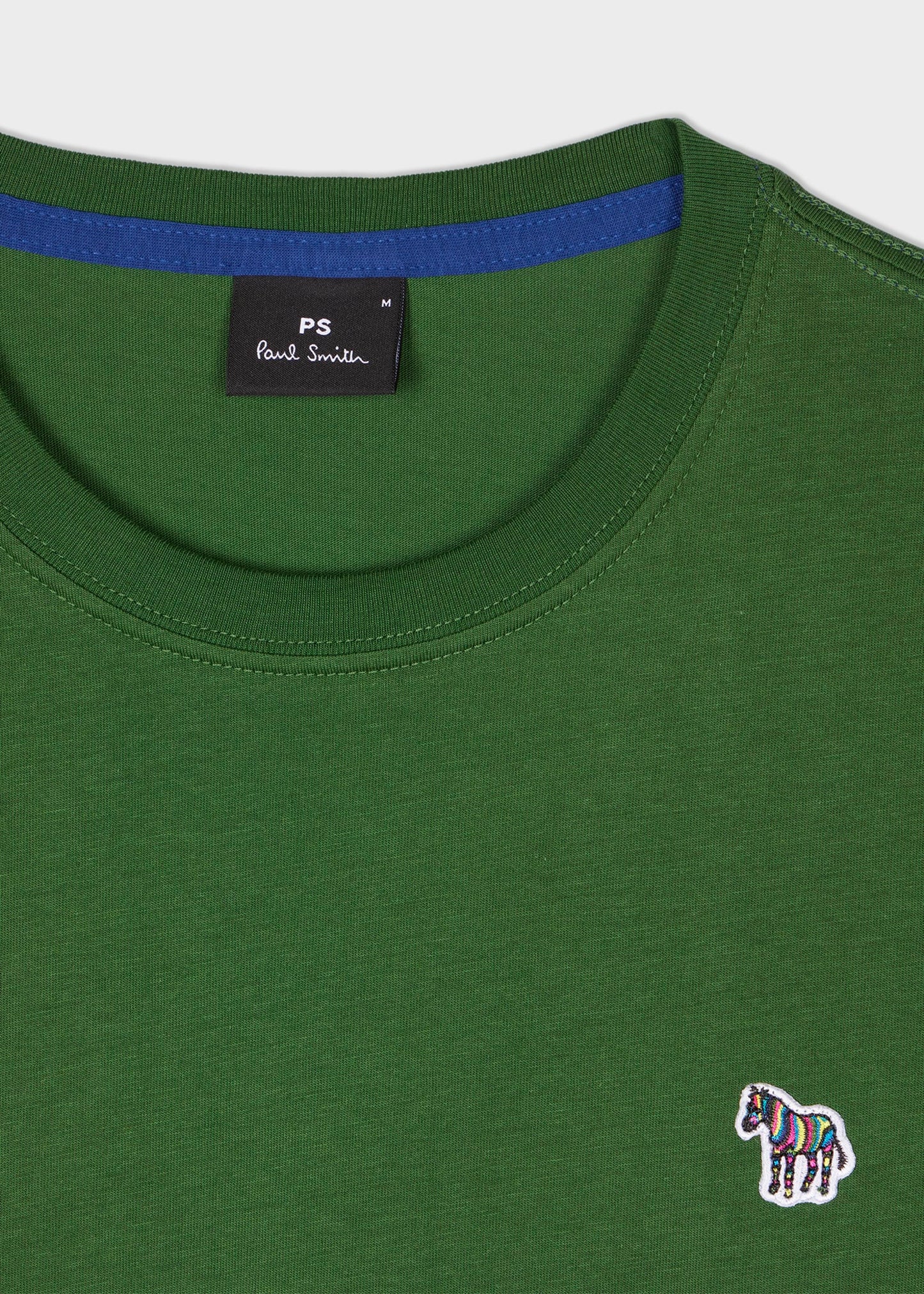 PAUL SMITH PS ZEBRA LOGO COTTON T-SHIRT FOREST GREEN 2XL RRP £60 BNWT