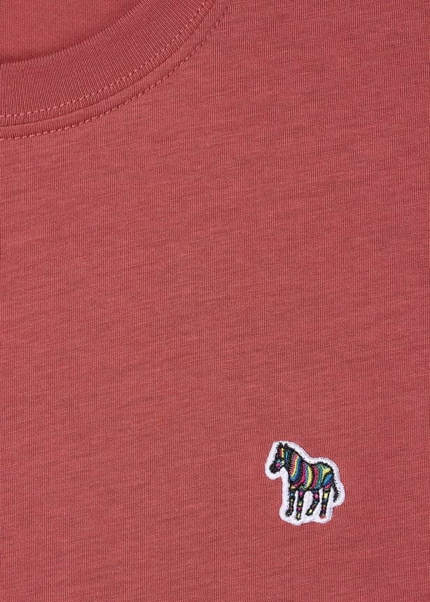 PAUL SMITH PS ORGANIC COTTON ZEBRA LOGO T-SHIRT SOFT PINK (23A) RRP £70 BNWT