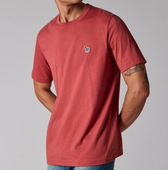 PAUL SMITH PS ORGANIC COTTON ZEBRA LOGO T-SHIRT SOFT PINK (23A) RRP £70 BNWT