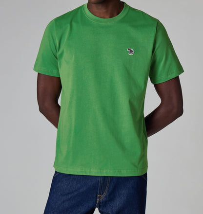 PAUL SMITH PS ORGANIC COTTON ZEBRA LOGO T-SHIRT MID GREEN 2XL RRP £70 BNWT