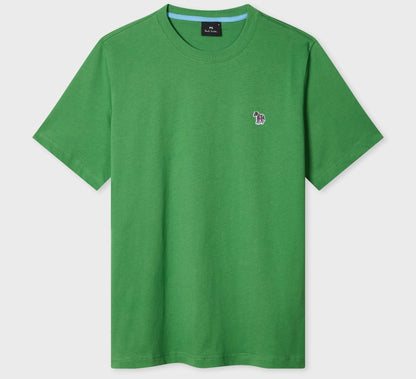 PAUL SMITH PS ORGANIC COTTON ZEBRA LOGO T-SHIRT MID GREEN 2XL RRP £70 BNWT
