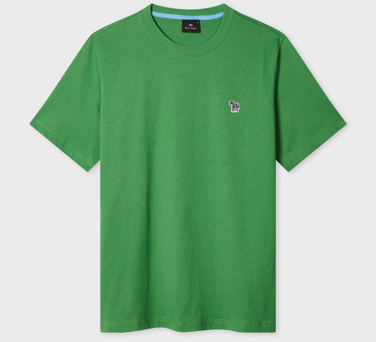 PAUL SMITH PS ORGANIC COTTON ZEBRA LOGO T-SHIRT MID GREEN 2XL RRP £70 BNWT