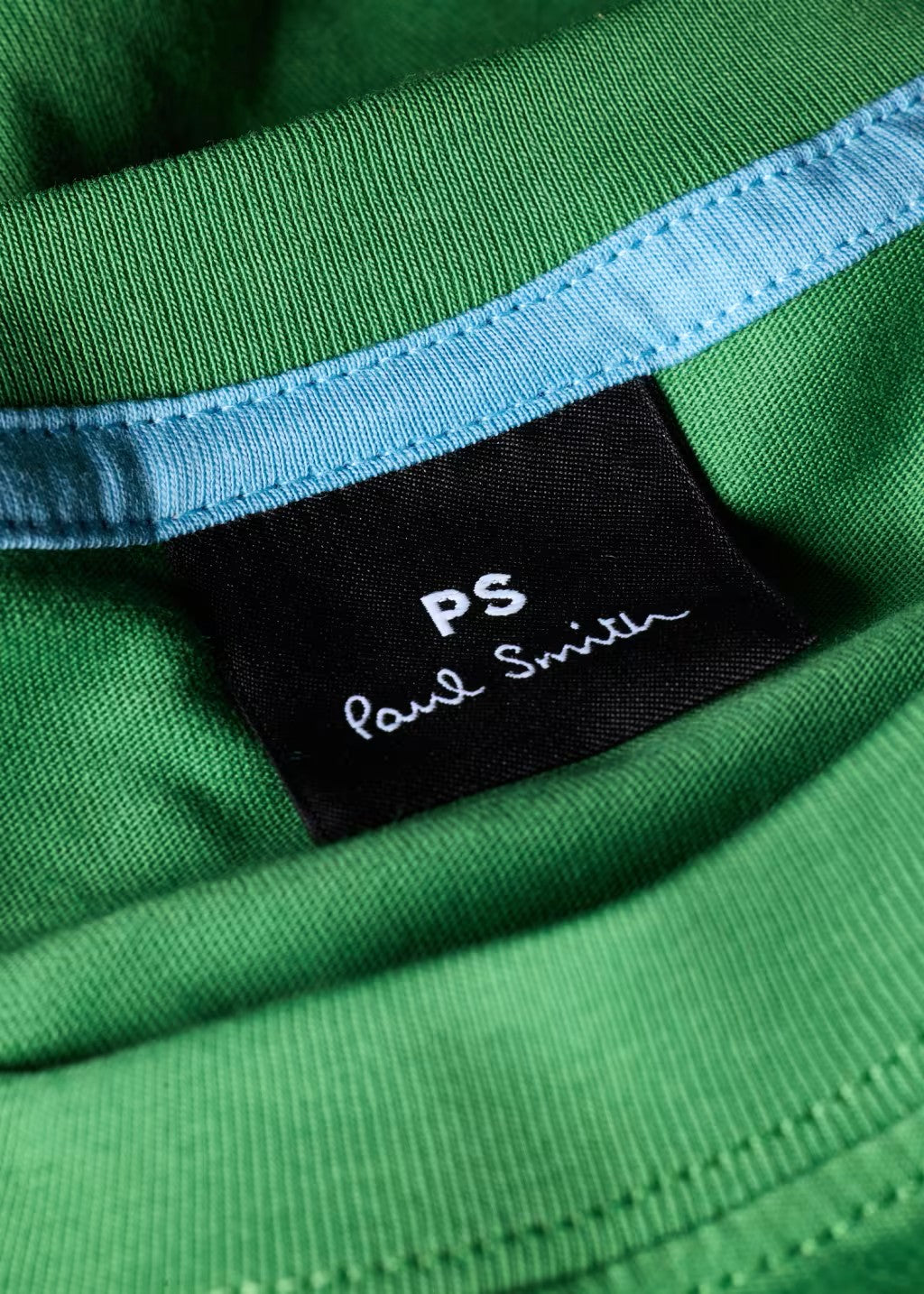 PAUL SMITH PS ORGANIC COTTON ZEBRA LOGO T-SHIRT MID GREEN 2XL RRP £70 BNWT