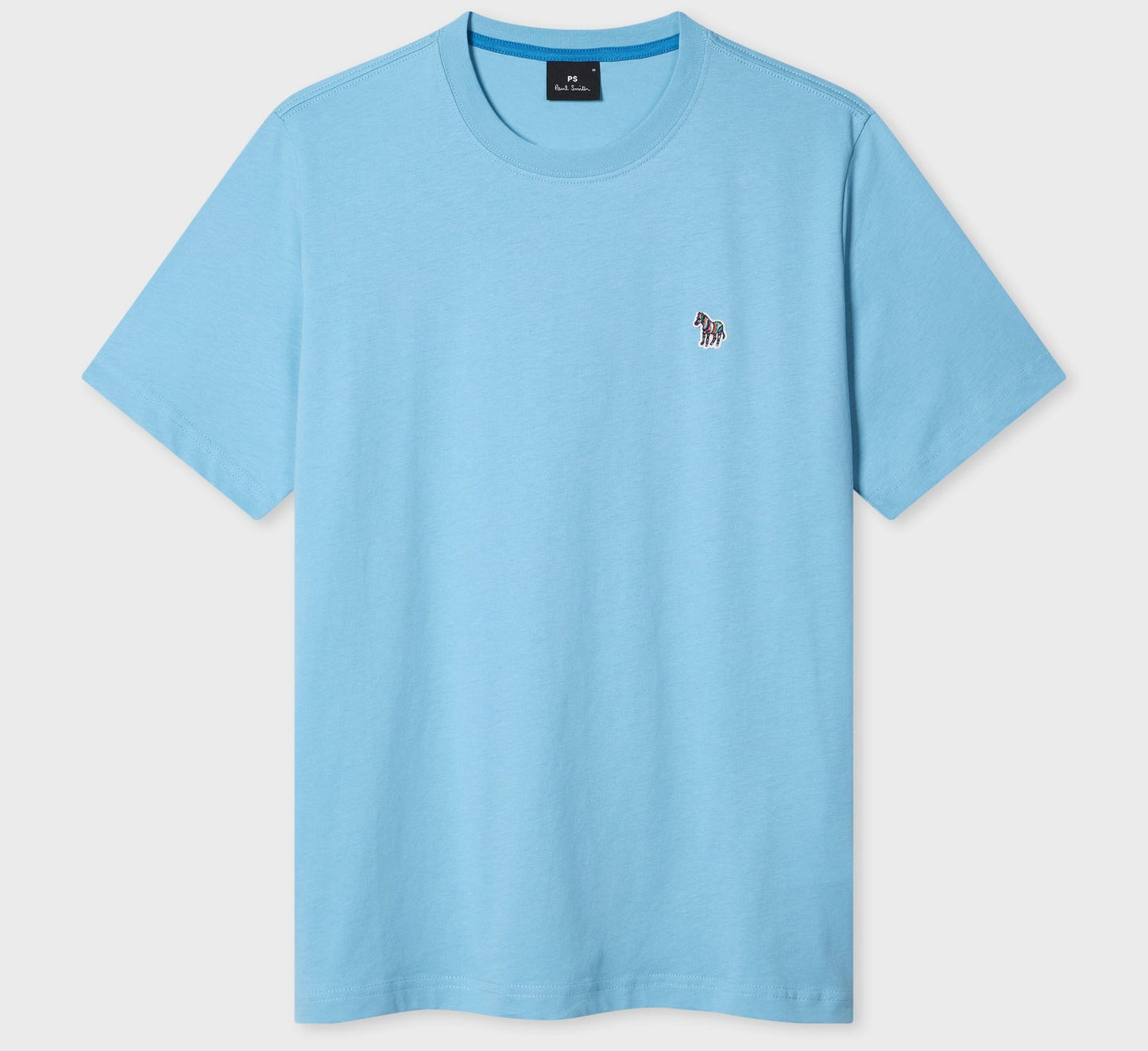 PAUL SMITH PS ORGANIC COTTON ZEBRA LOGO T-SHIRT SKY BLUE RRP £70 BNWT