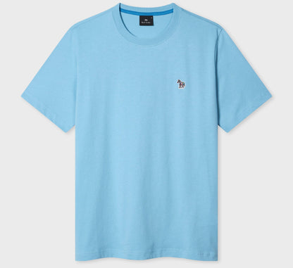 PAUL SMITH PS ORGANIC COTTON ZEBRA LOGO T-SHIRT SKY BLUE RRP £70 BNWT