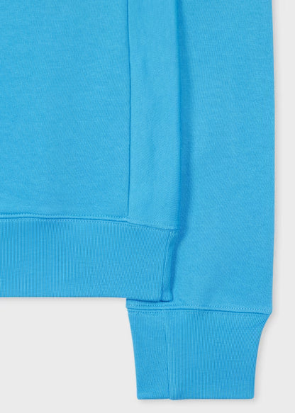 PAUL SMITH PS ZEBRA LOGO CREW NECK SWEATSHIRT MID BLUE XL RRP £125 BNWT