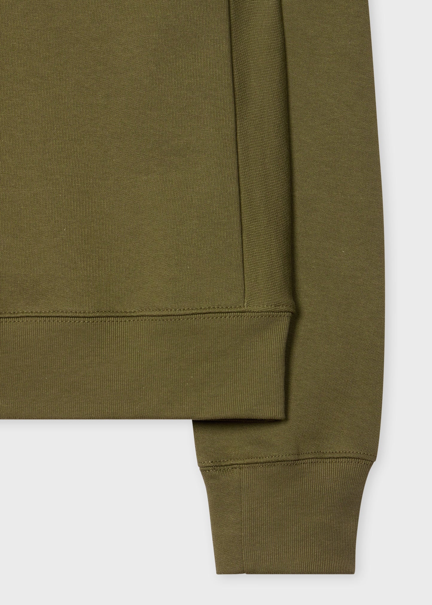 PAUL SMITH PS ZEBRA LOGO CREW NECK SWEATSHIRT KHAKI GREEN (36E) RRP £125 NEW