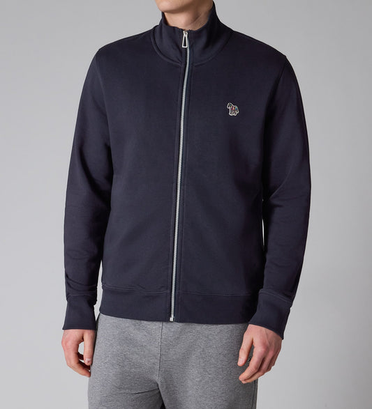 PAUL SMITH PS ZEBRA LOGO FULL ZIP SWEATSHIRT NAVY BLUE LARGE RRP £145 BNWT