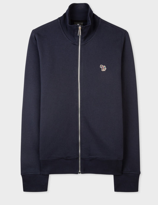 PAUL SMITH PS ZEBRA LOGO FULL ZIP SWEATSHIRT NAVY BLUE LARGE RRP £145 BNWT