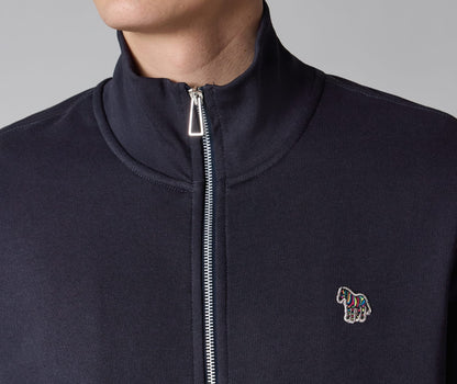 PAUL SMITH PS ZEBRA LOGO FULL ZIP SWEATSHIRT NAVY BLUE LARGE RRP £145 BNWT