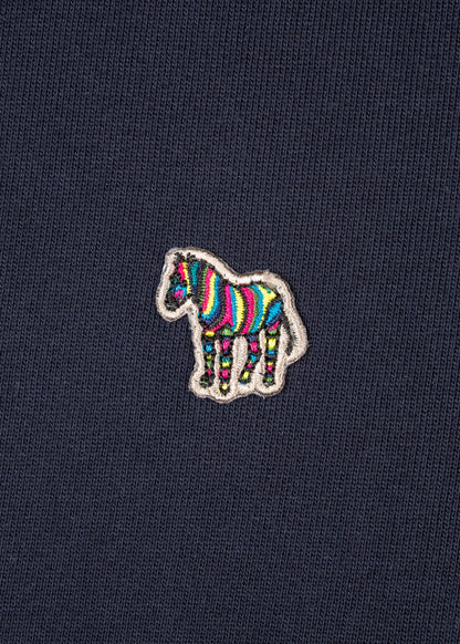 PAUL SMITH PS ZEBRA LOGO FULL ZIP SWEATSHIRT NAVY BLUE LARGE RRP £145 BNWT