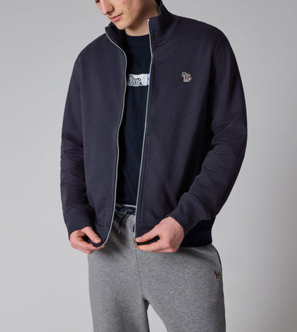 PAUL SMITH PS ZEBRA LOGO FULL ZIP SWEATSHIRT NAVY BLUE LARGE RRP £145 BNWT
