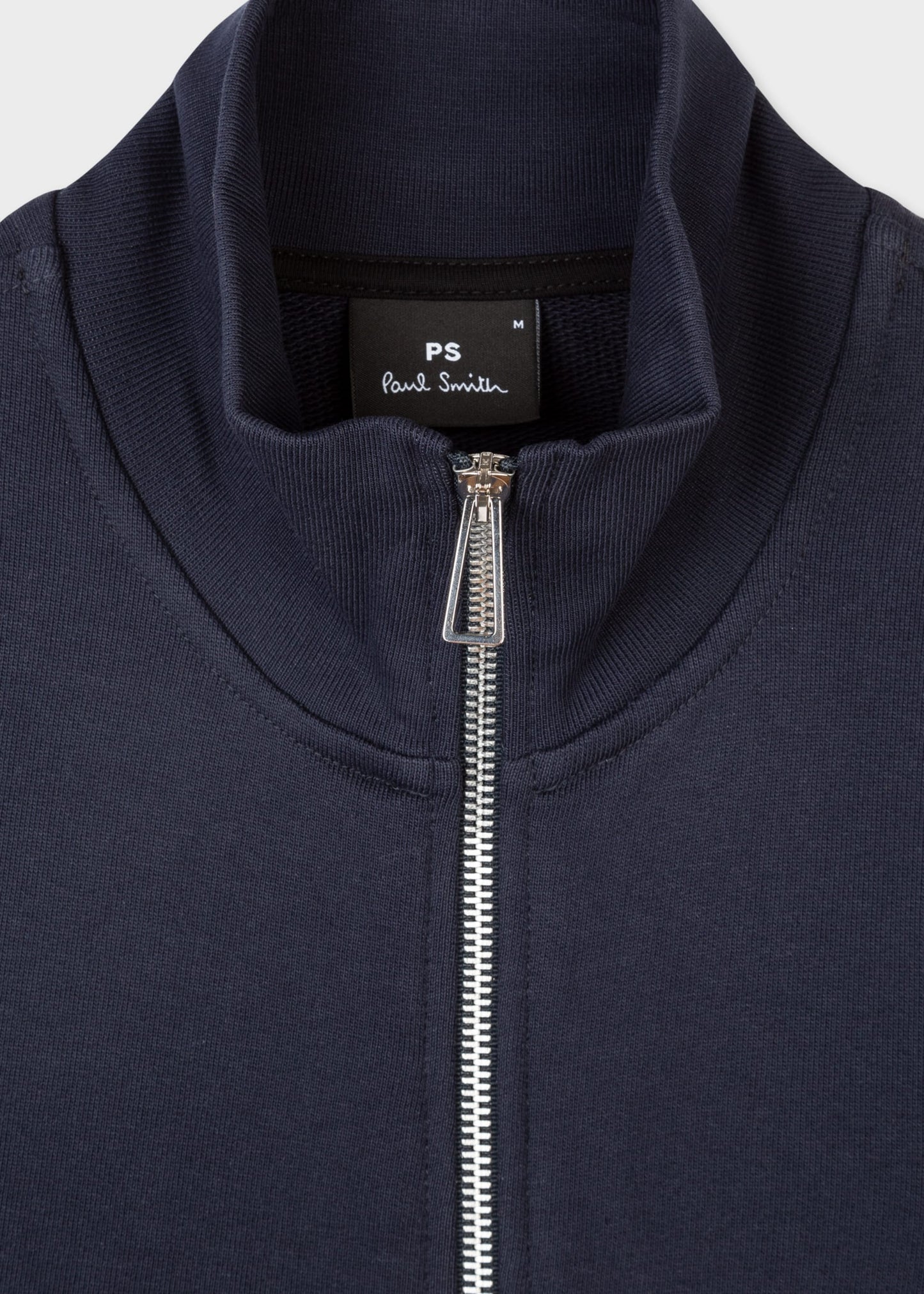 PAUL SMITH PS ZEBRA LOGO FULL ZIP SWEATSHIRT NAVY BLUE LARGE RRP £145 BNWT