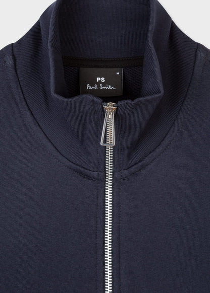 PAUL SMITH PS ZEBRA LOGO FULL ZIP SWEATSHIRT NAVY BLUE LARGE RRP £145 BNWT