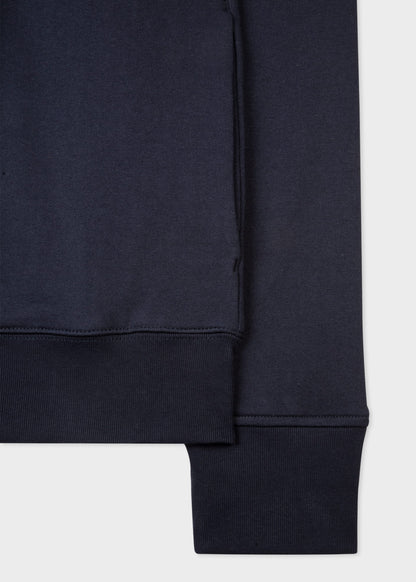 PAUL SMITH PS ZEBRA LOGO FULL ZIP SWEATSHIRT NAVY BLUE LARGE RRP £145 BNWT
