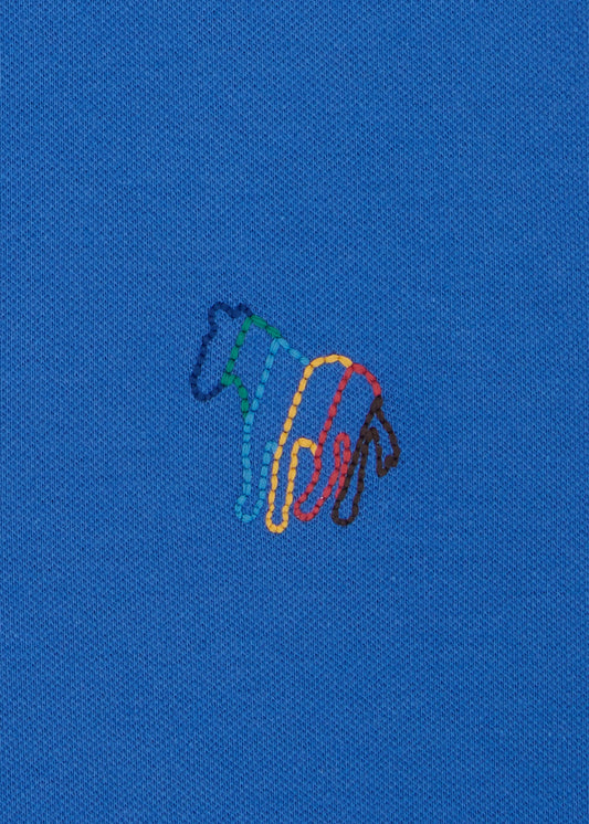 PAUL SMITH PS TIPPED BROAD STRIPE PIQUE POLO SHIRT COBALT BLUE 2XL RRP £90 BNWT