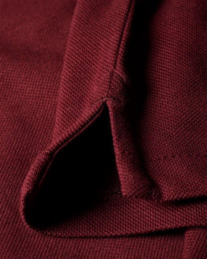 PAUL SMITH PS TIPPED PIQUE COTTON SLIM FIT POLO SHIRT BURGUNDY 2XL RRP £90 BNWT