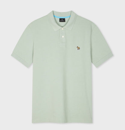 PAUL SMITH PS ZEBRA PIQUE COTTON POLO SHIRT SAGE GREEN (30B) 2XL RRP £90 BNWT
