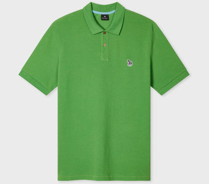 PAUL SMITH ZEBRA PIQUE COTTON POLO SHIRT MID GREEN (33E) RRP £90 NEW