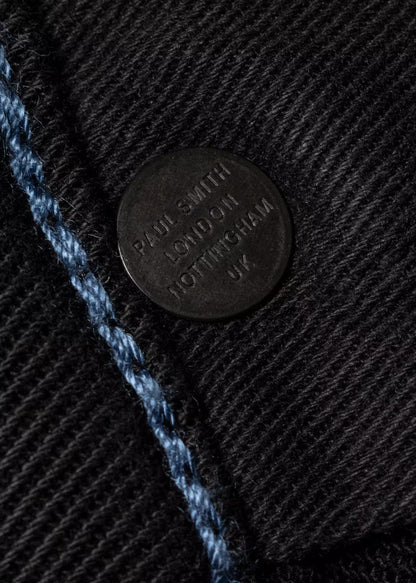 PAUL SMITH PS TAPERED FIT JEANS BLACK 38W 32L (38R) RRP £150