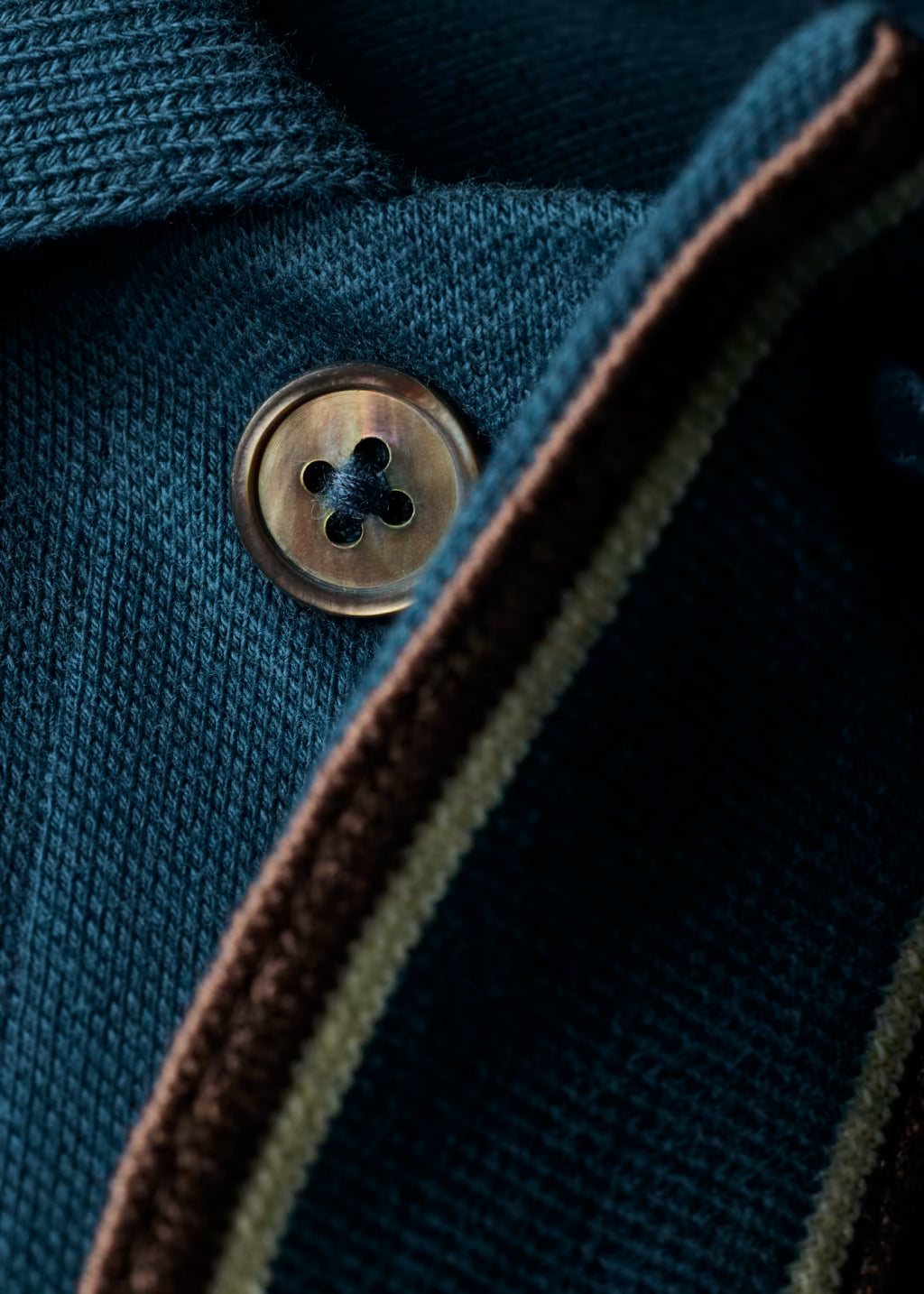 PAUL SMITH PS BUTTON FRONT STRETCH COTTON POLO SHIRT TEAL BLUE RRP £115 BNWT