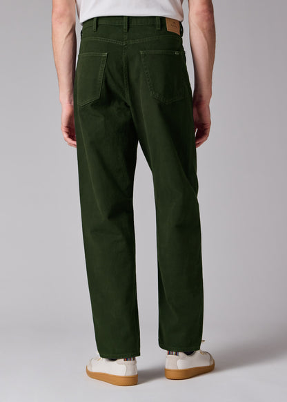 PAUL SMITH PS RELAXED FIT PLEAT FRONT JEANS DARK GREEN 38W 32L (38R) RRP £145