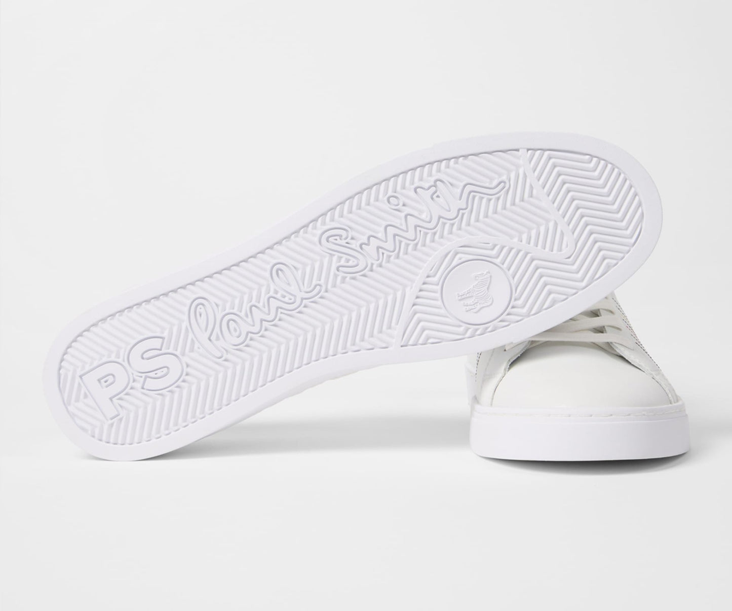 PAUL SMITH PS AARON LEATHER TRAINERS WHITE RRP £149 BNIB