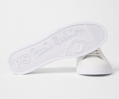 PAUL SMITH PS AARON LEATHER TRAINERS WHITE RRP £149 BNIB