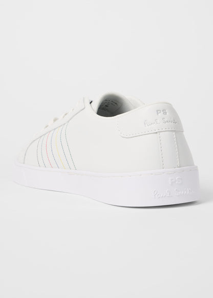 PAUL SMITH PS AARON LEATHER TRAINERS WHITE RRP £149 BNIB