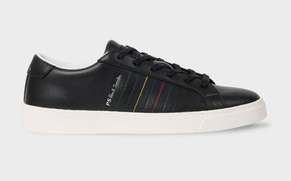 PAUL SMITH PS AARON LEATHER TRAINERS BLACK RRP £149 BNIB