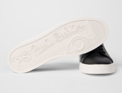 PAUL SMITH PS AARON LEATHER TRAINERS BLACK RRP £149 BNIB