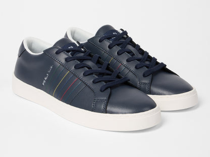 PAUL SMITH PS AARON LEATHER TRAINERS NAVY BLUE RRP £149 BNIB