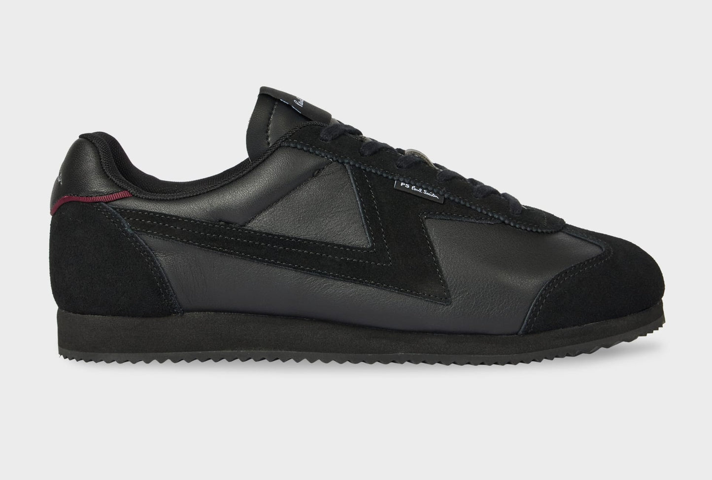 PAUL SMITH PS ATLANTA LEATHER & SUEDE TRAINERS BLACK UK 9 RRP £185 BNIB