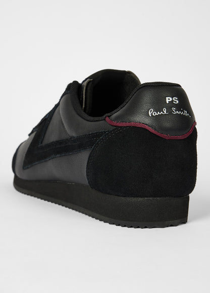 PAUL SMITH PS ATLANTA LEATHER & SUEDE TRAINERS BLACK UK 9 RRP £185 BNIB