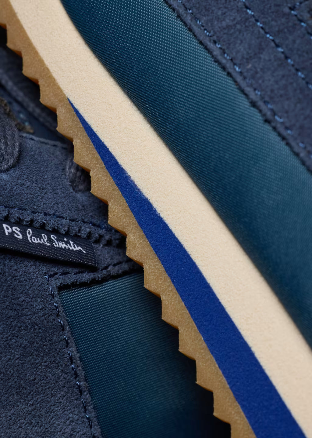 PAUL SMITH PS ATLANTA NYLON & SUEDE TRAINERS TEAL BLUE RRP £185 BNIB