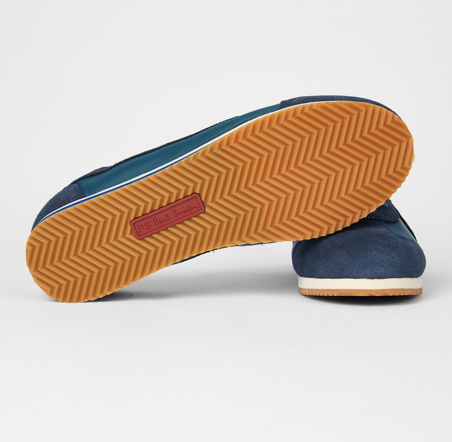 PAUL SMITH PS ATLANTA NYLON & SUEDE TRAINERS TEAL BLUE RRP £185 BNIB