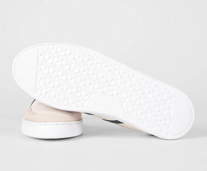 PAUL SMITH PS BIRCH LEATHER TRAINERS CREAM UK 8 RRP £150 BNIB