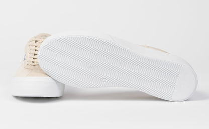 PAUL SMITH PS DILLON SUEDE LEATHER TRAINERS CREAM RRP £150 BNIB