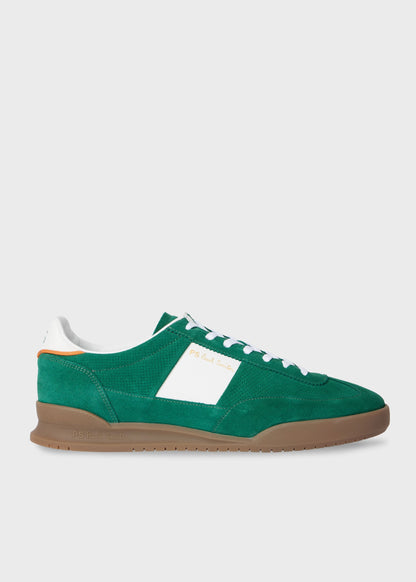 PAUL SMITH PS DOVER SUEDE LEATHER TRAINERS GREEN RRP £195 BNIB