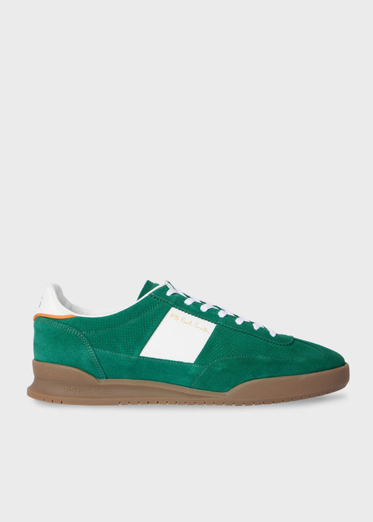 PAUL SMITH PS DOVER SUEDE LEATHER TRAINERS GREEN RRP £195 BNIB