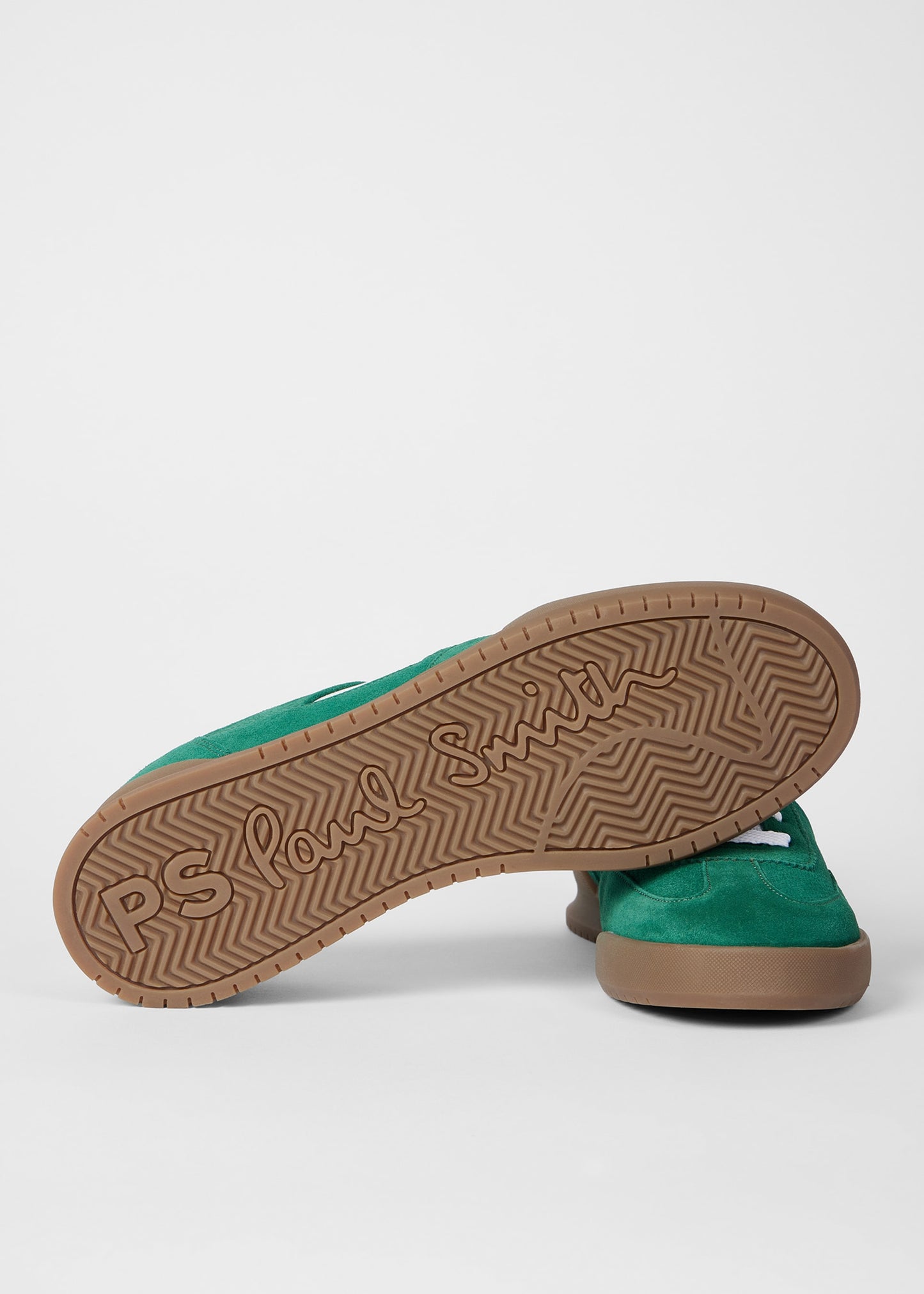 PAUL SMITH PS DOVER SUEDE LEATHER TRAINERS GREEN RRP £195 BNIB